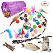 22-Piece Funny Cat Toy Set With Cat Tunnel - Interactive Pet Toys For Endless Fun-1