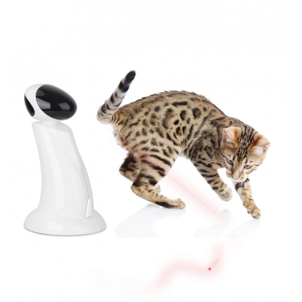 Laser Beam Cat Toy - Interactive Automatic Robot Pointer Pet Kitty Play - AFP-0