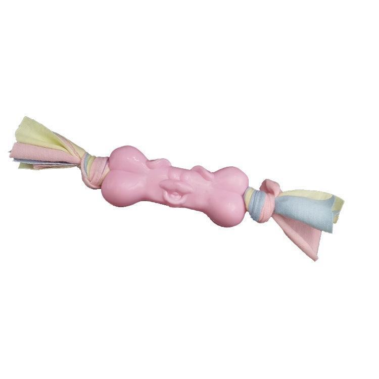 Molar Pawz - Interactive Dog Bone Cotton Cloth Strips For Stress Relief And Teeth Cleaning-5