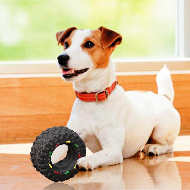 Pet Pals Tire Tunes - Interactive Audible Glue Toy For Dogs-1