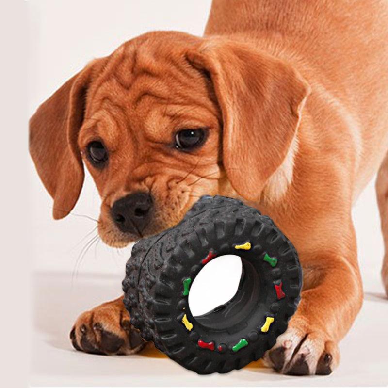 Pet Pals Tire Tunes - Interactive Audible Glue Toy For Dogs-0