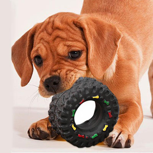Pet Pals Tire Tunes - Interactive Audible Glue Toy For Dogs-0